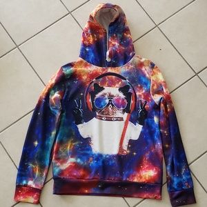 Cat galaxy hoodie